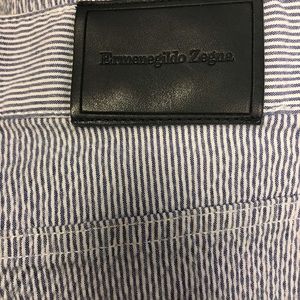 Ermenegildo Zegna - Slim Fit - Striped Pants - Light Pants - designer size 36.